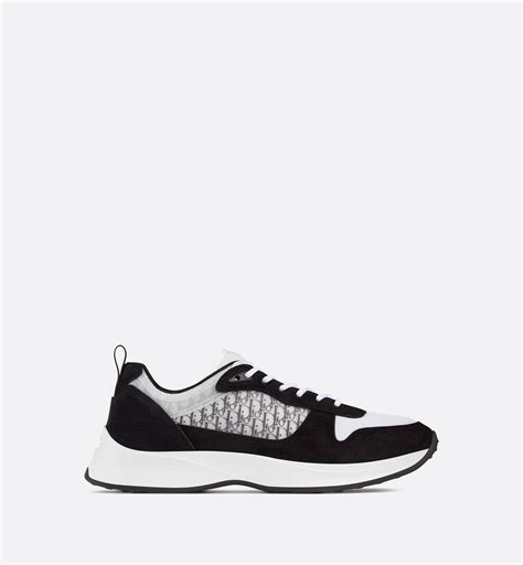 b25 dior oblique runner sneaker in black suede|Dior b25 runner shoes.